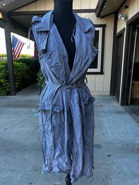 Women’s two by Vince camuto open front Tencel sleeveless duster